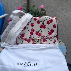 COACH cherry tabby shoulder bag.